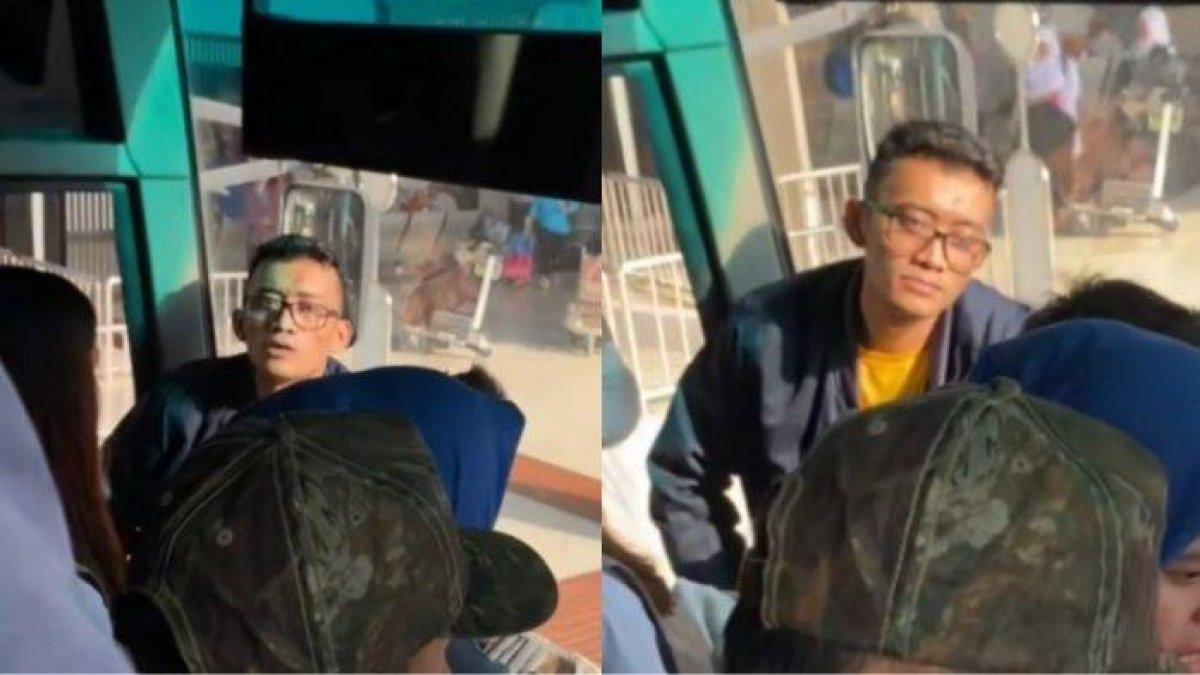 Viral penumpang ngamuk di dalam bus shuttle yang tengah melintas di jalan tol Bandara Soetta dan meminta sopir untuk tabrakkan bus yang ditumpangi