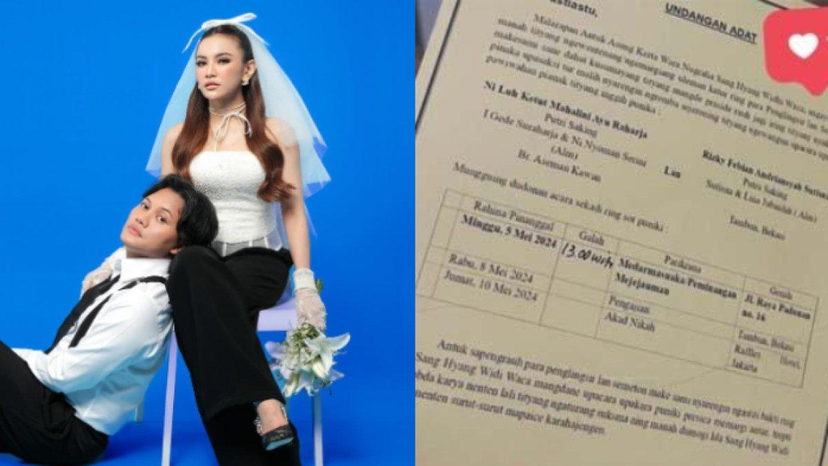 Mahalini dan Rizky Febian resmi menikah