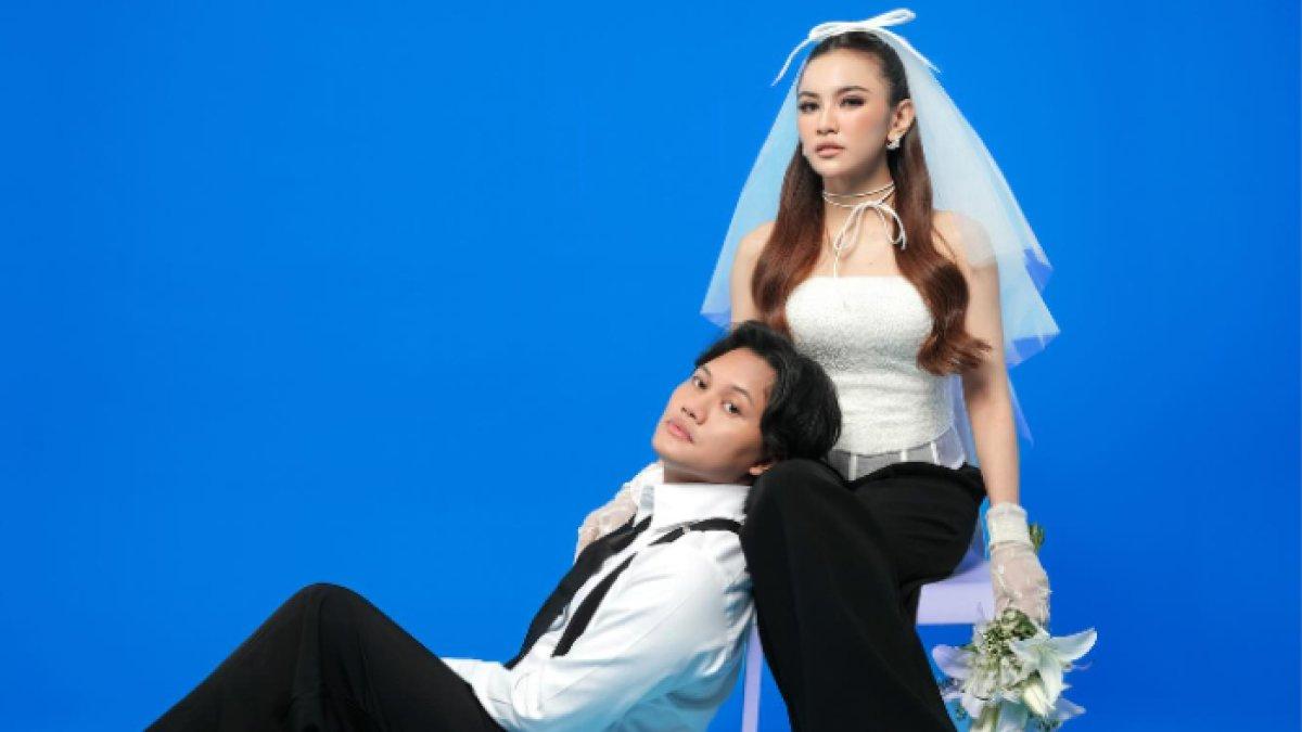 Penyanyi Rizky Febian dan Mahalini Raharja 