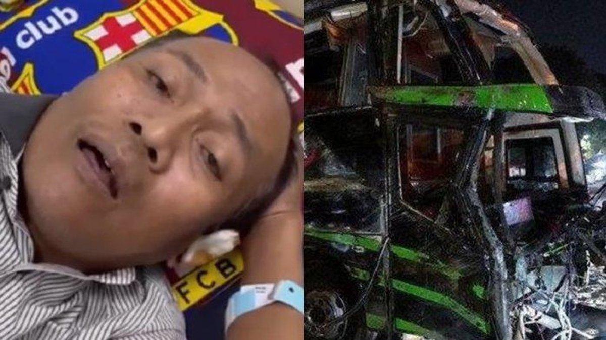 Penyesalan Sadira, sopir bus PO Putera Fajar yang bawa siswa SMK Lingga Kencana kecelakaan di Subang, Jawa Barat