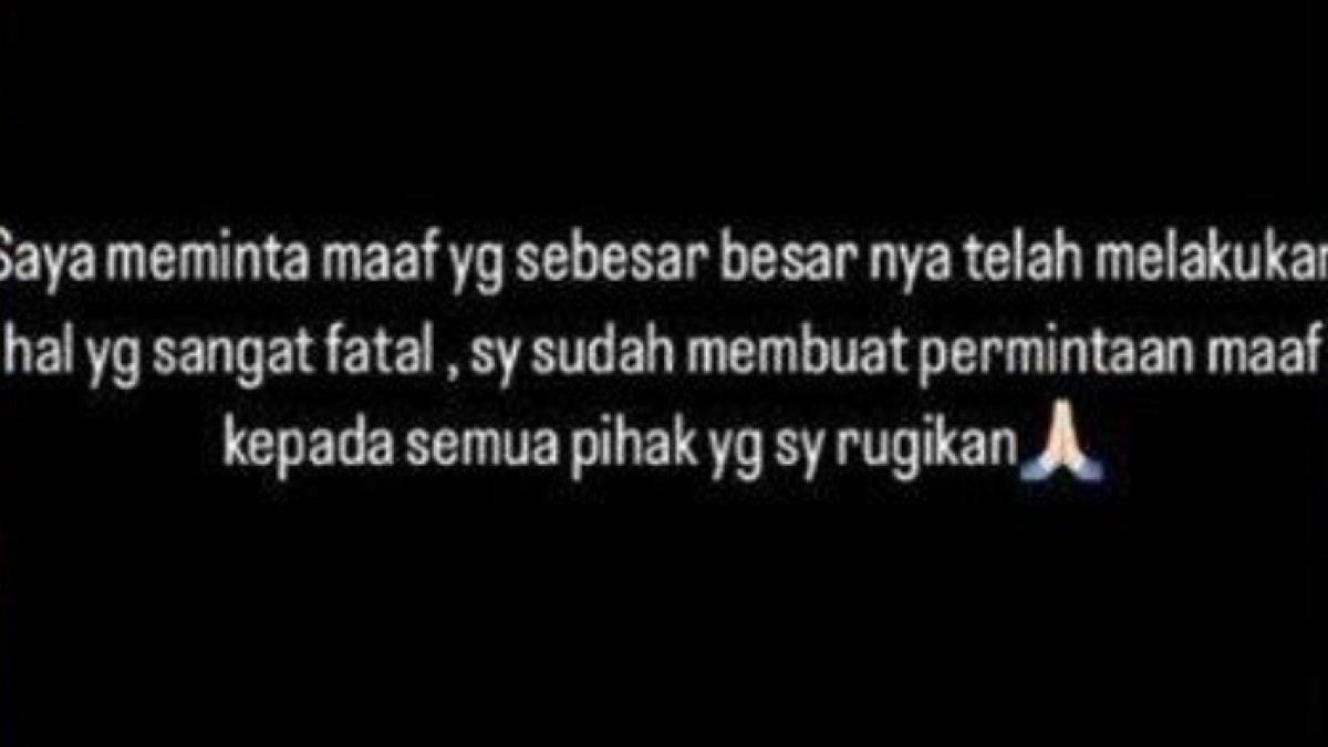 Permintaan maaf VO, mahasiswi kepergok ngamar dengan dosennya