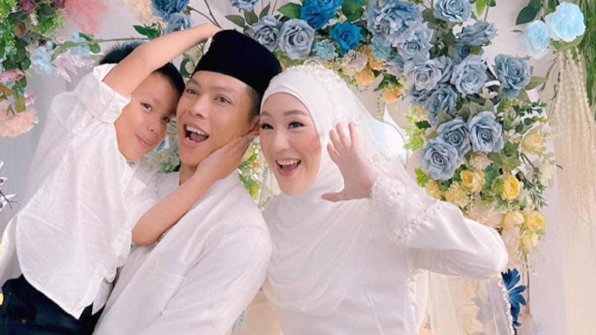 Pernikahan Larissa Chou dengan Ikram Rosadi.