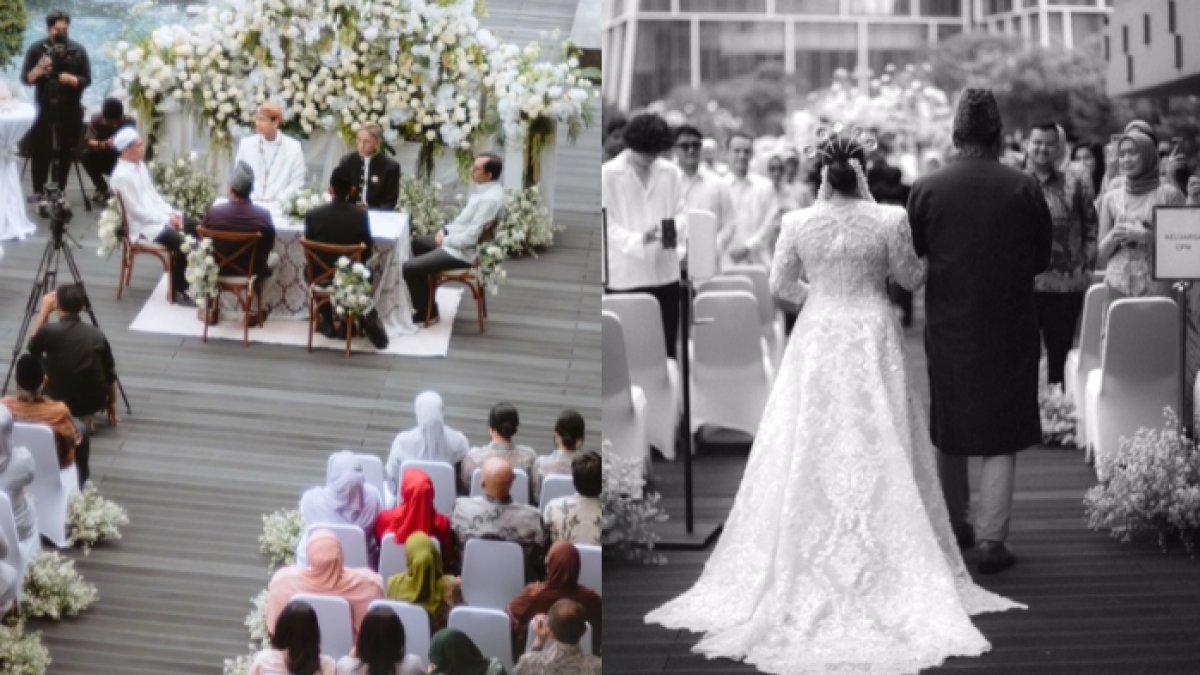 Pernikahan Nessie dan Andryan berlangsung di Hotel Alila SCBD Jakarta