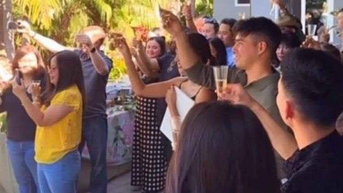 Pertunangan Aurelie Moeremans dan Tyler Bigenho