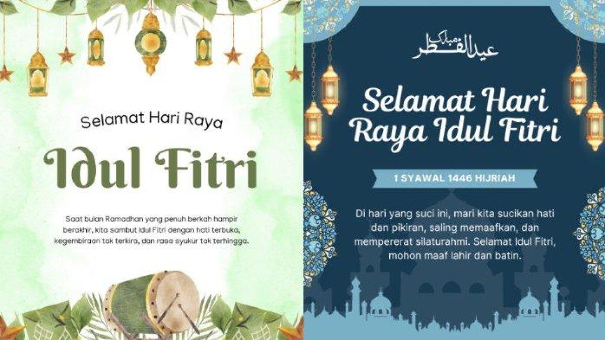 POSTER IDUL FITRI - Poster selamat Hari Raya Idul Fitri 2025. Berikut ini kumpulan linknya.
