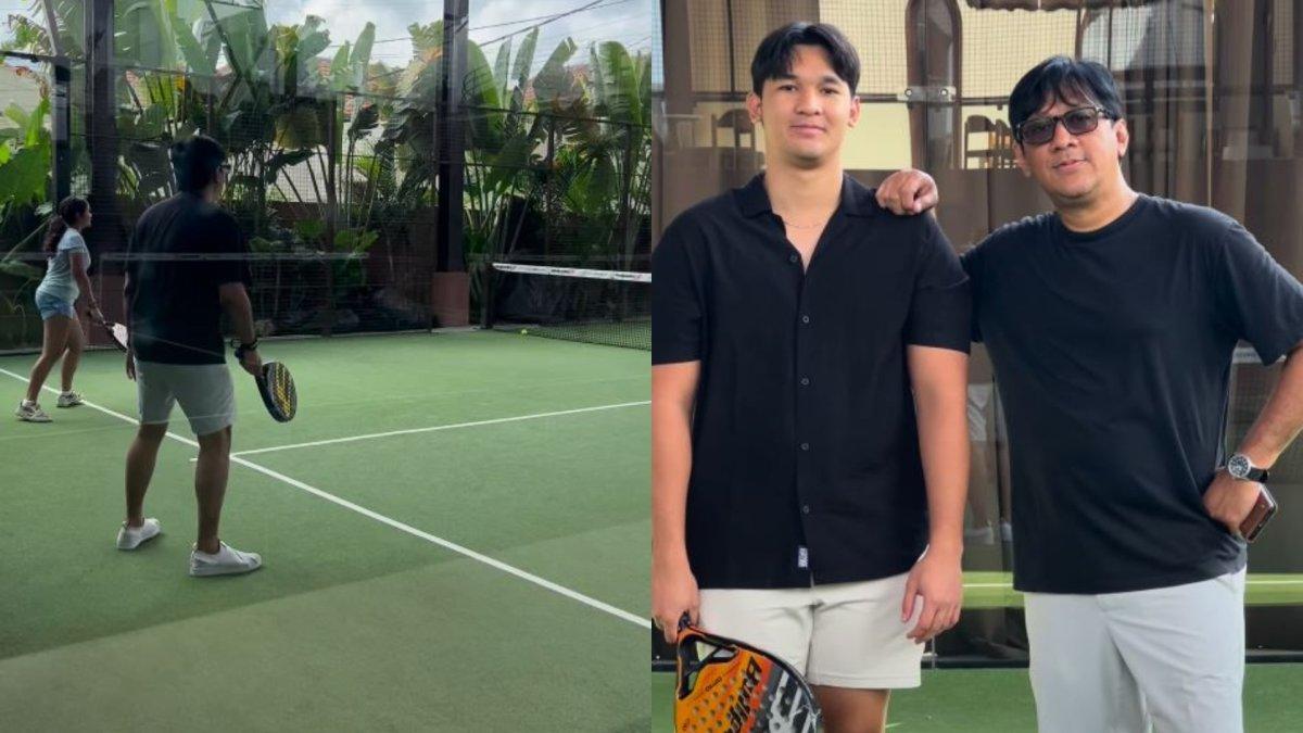 Potret Andre Taulany liburan bareng 3 anaknya di Bali.
