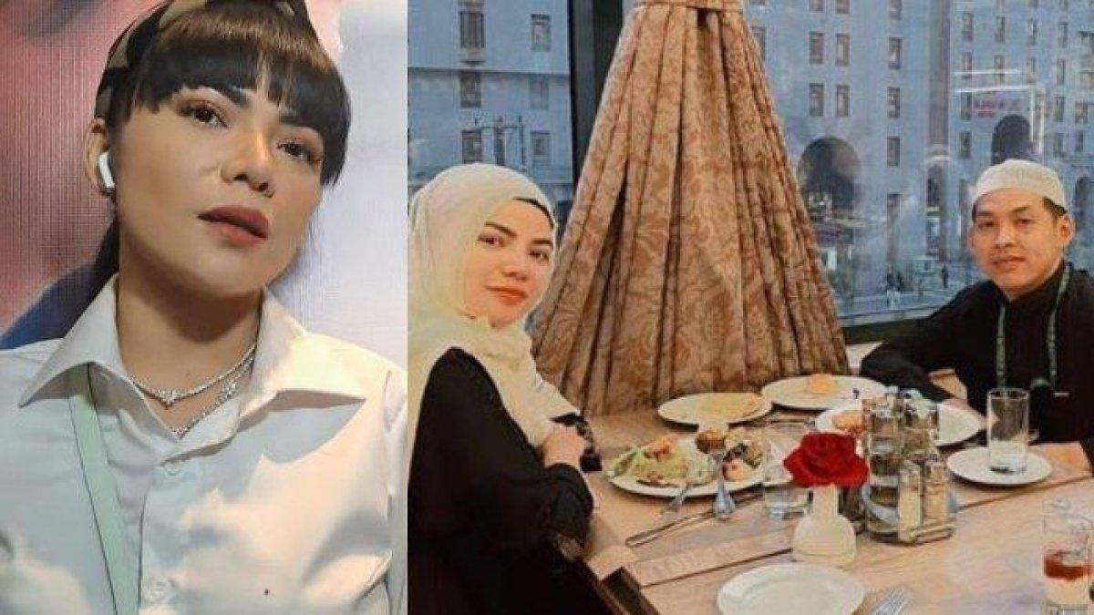 Potret Dinar Candy umrah bareng Ko Apex