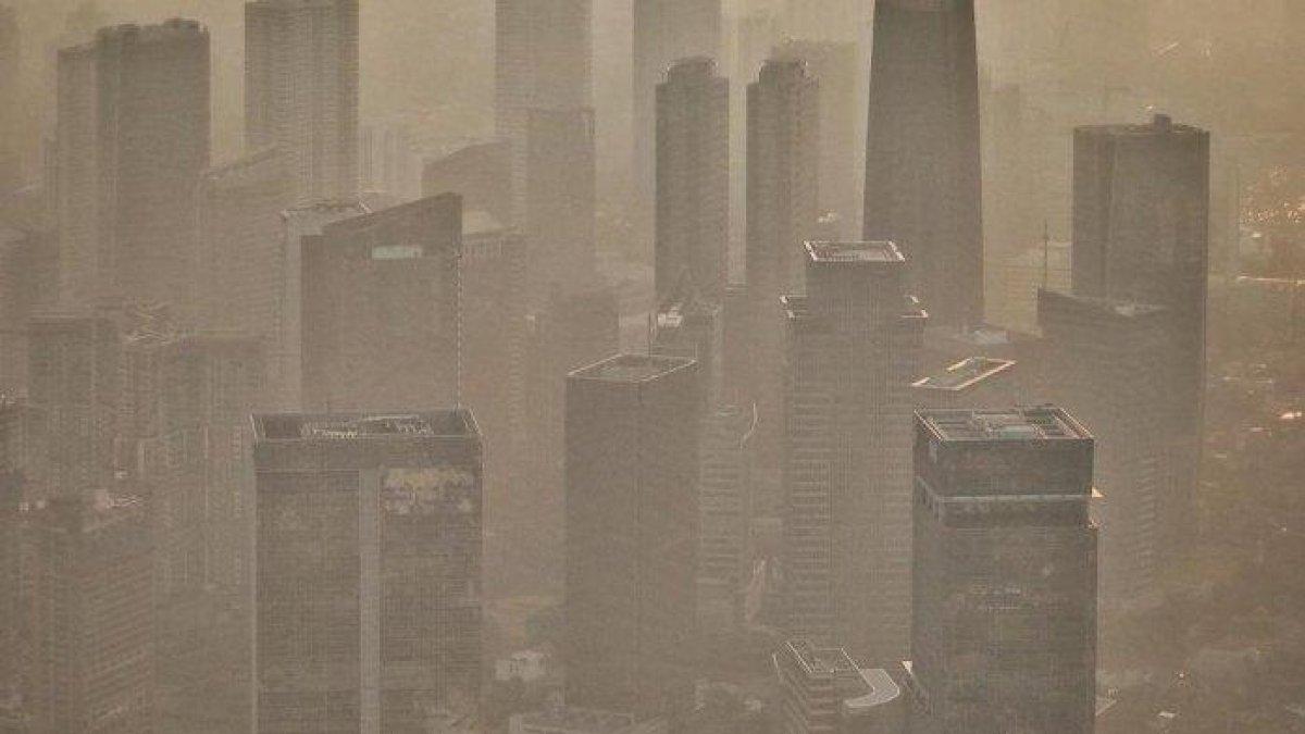 Potret Kota Jakarta pada Selasa (15/8/2023) pagi.