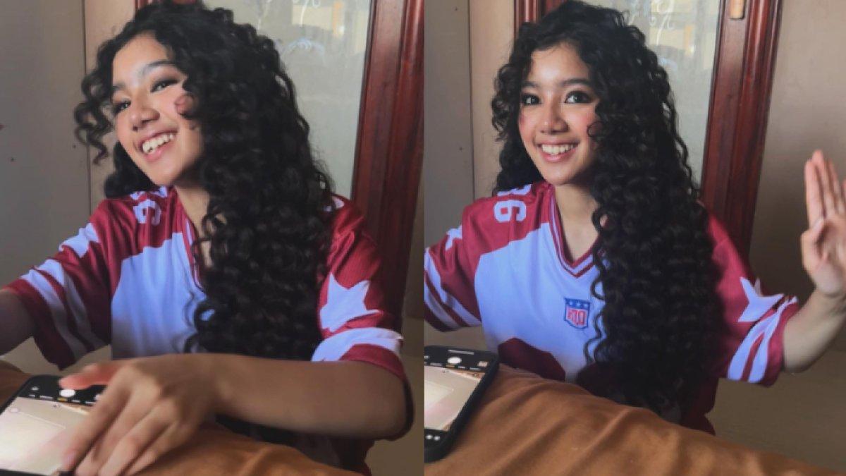 Potret Leticia yang cantik dengan makeup tipis