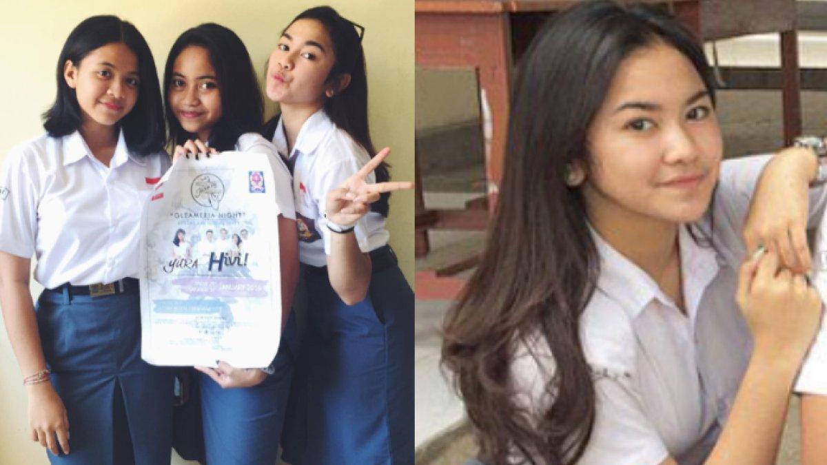 Potret Mahalini saat masih SMA