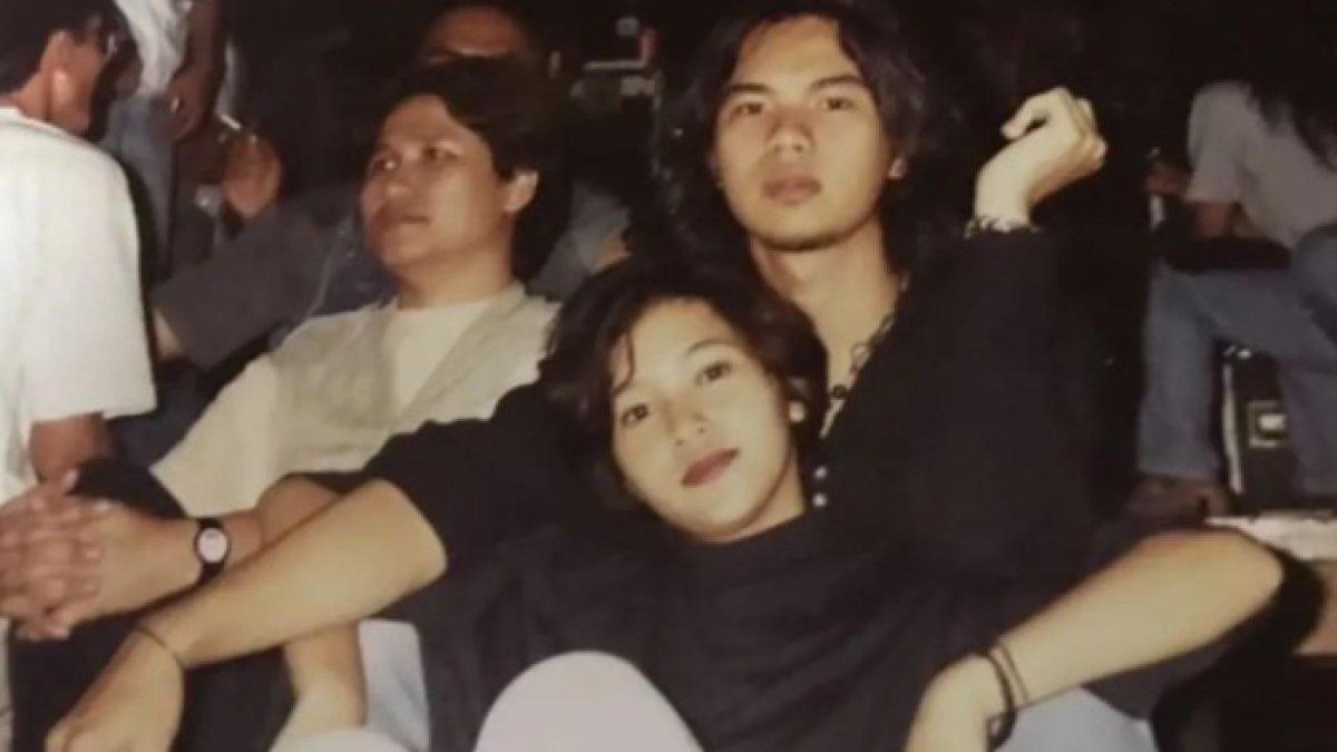 FOTO PERJALANAN CINTA - Potret Maia Estianty dan Ahmad Dhani saat masih pacaran di era 90-an.