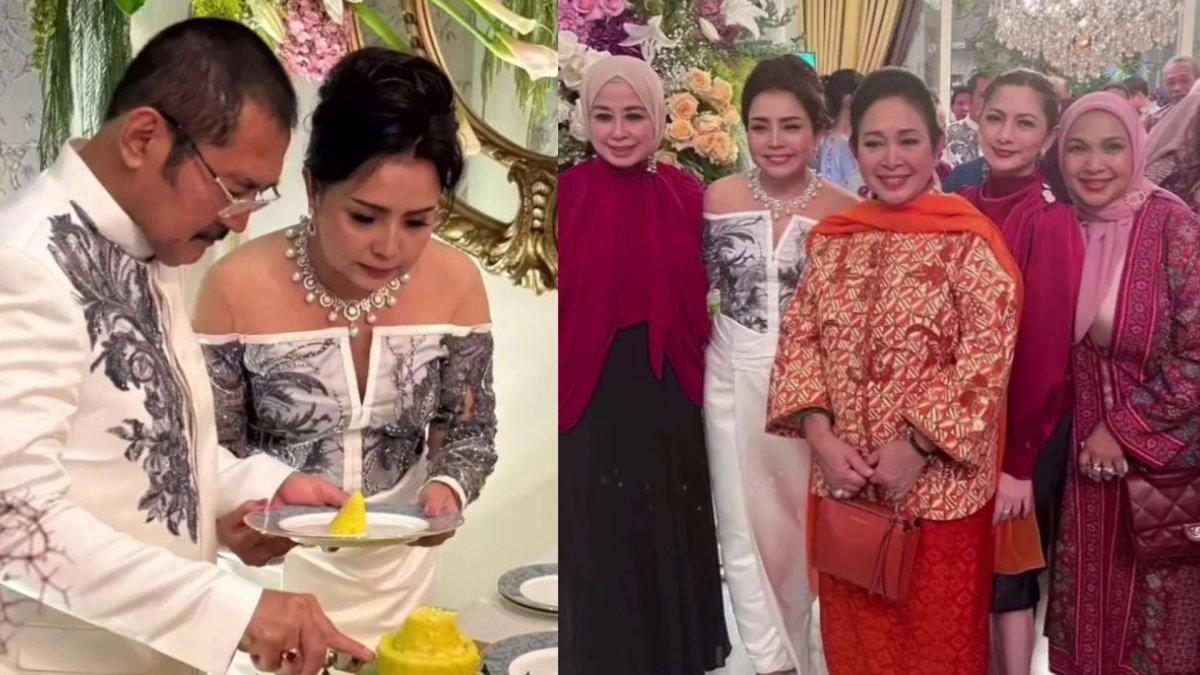 Potret Mayangsari dan Bambang Trihatmodjo rayakan ulang tahun pernikahan ke-25.
