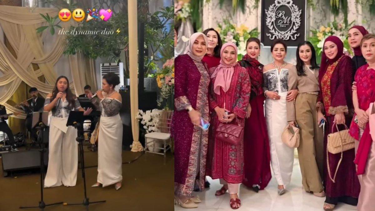 Potret Mayangsari dan Bambang Trihatmodjo rayakan ulang tahun pernikahan ke-25.