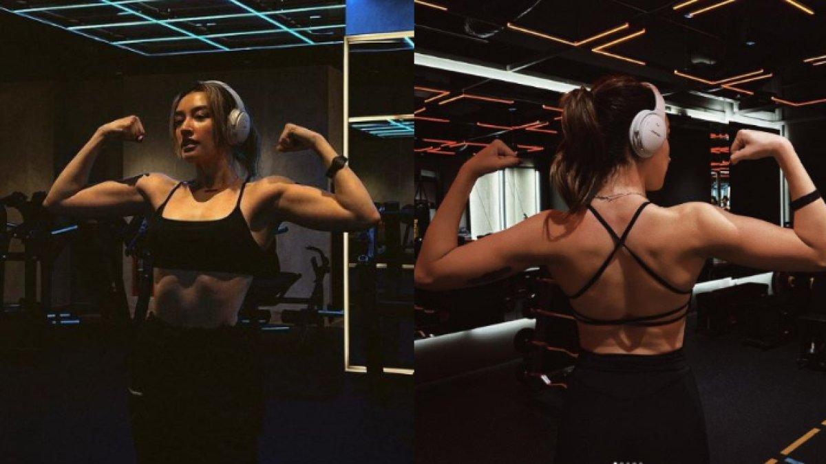 Natasha Ryder makin berotot