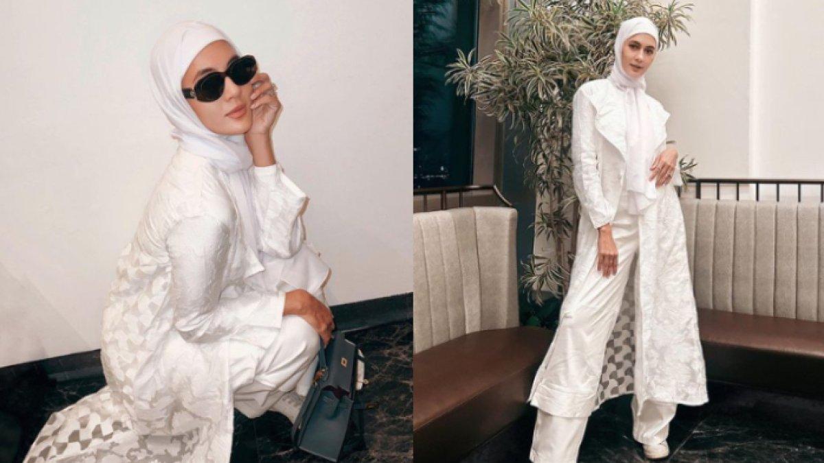 Paula Verhoeven berhijab sejak pulang umroh