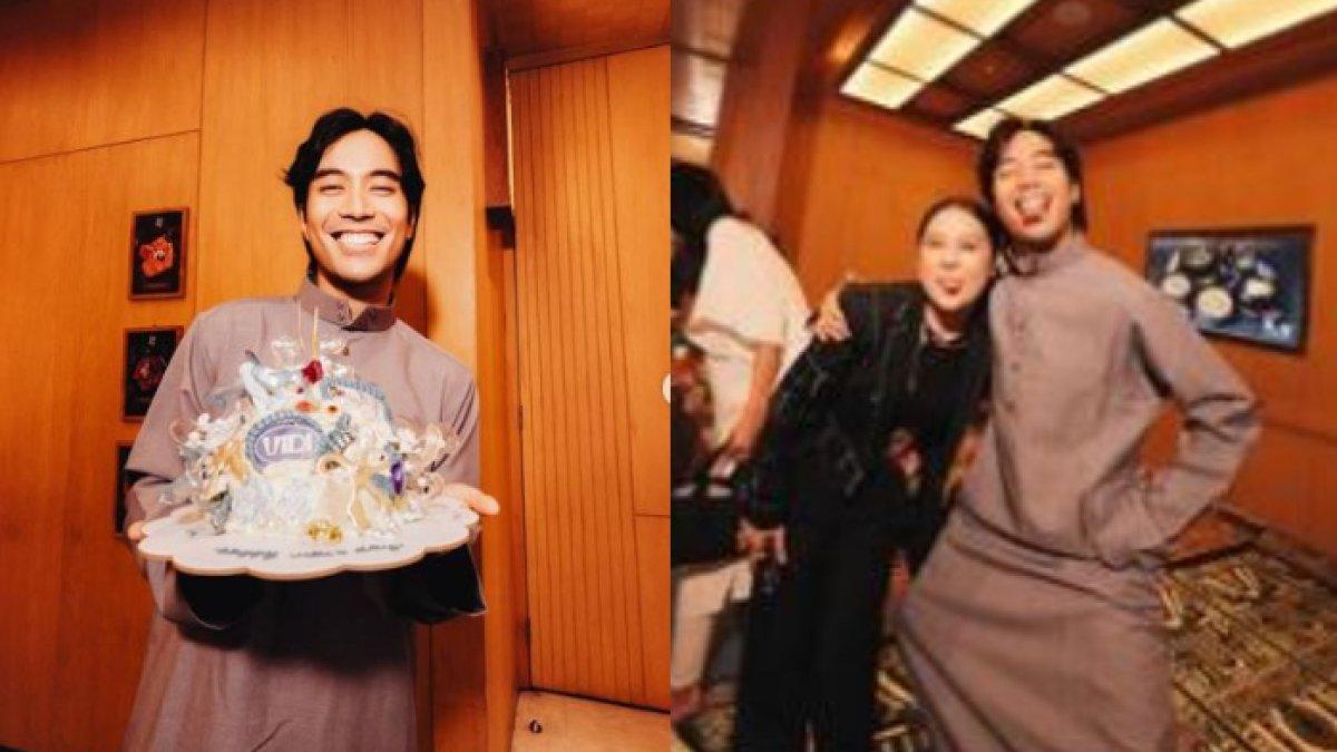 Potret Prilly Latuconsina di ulang tahun Vidi Aldiano