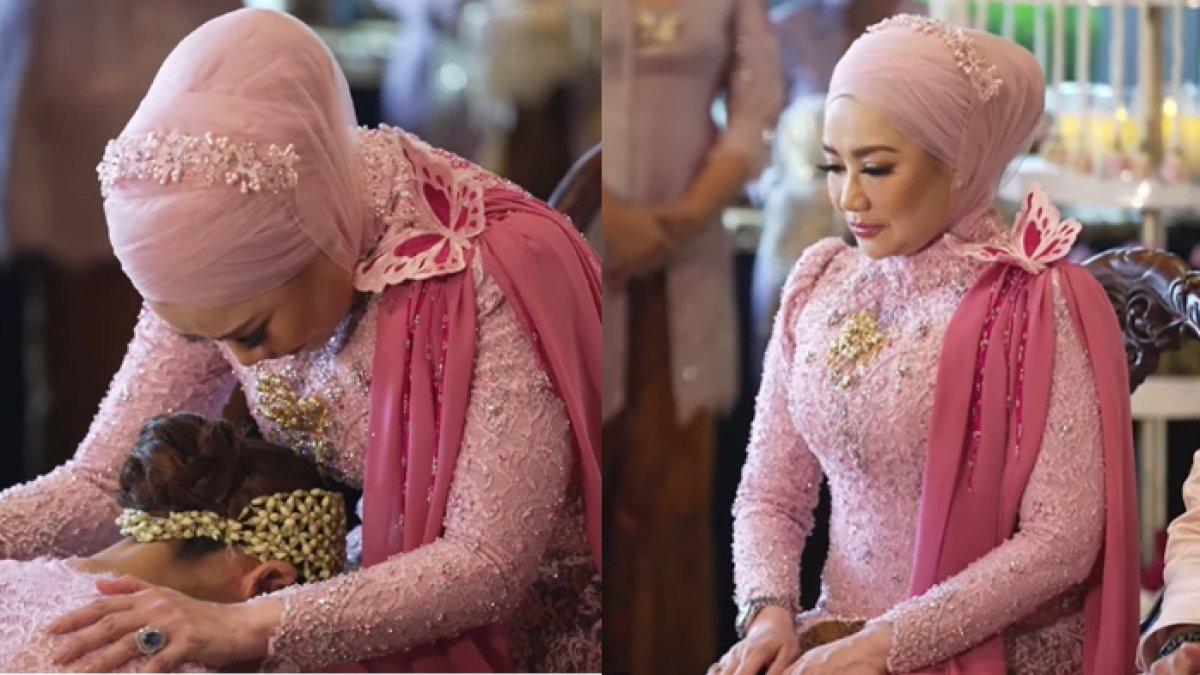 Potret Reza Artamevia di acara siraman Aaliyah dan Thariq
