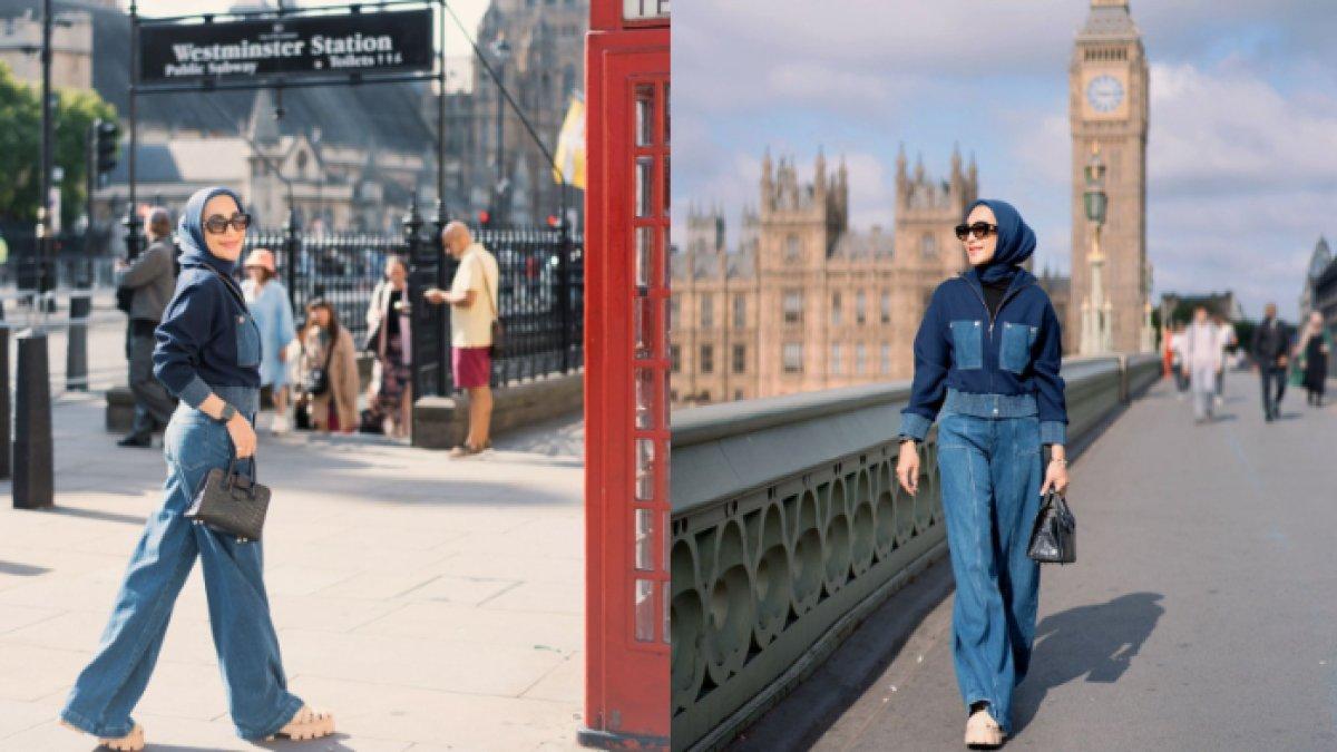 Potret Rien Wartia Triginia saat liburan di London