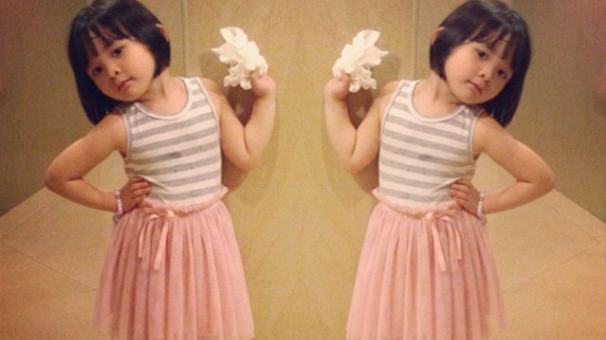 Potret Sybil saat berumur 4 tahun