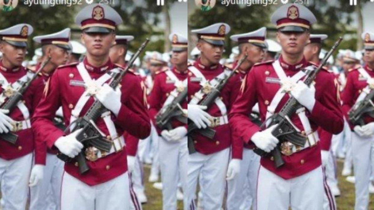 Potret TNI tampan yang diunggah Ayu Ting Ting