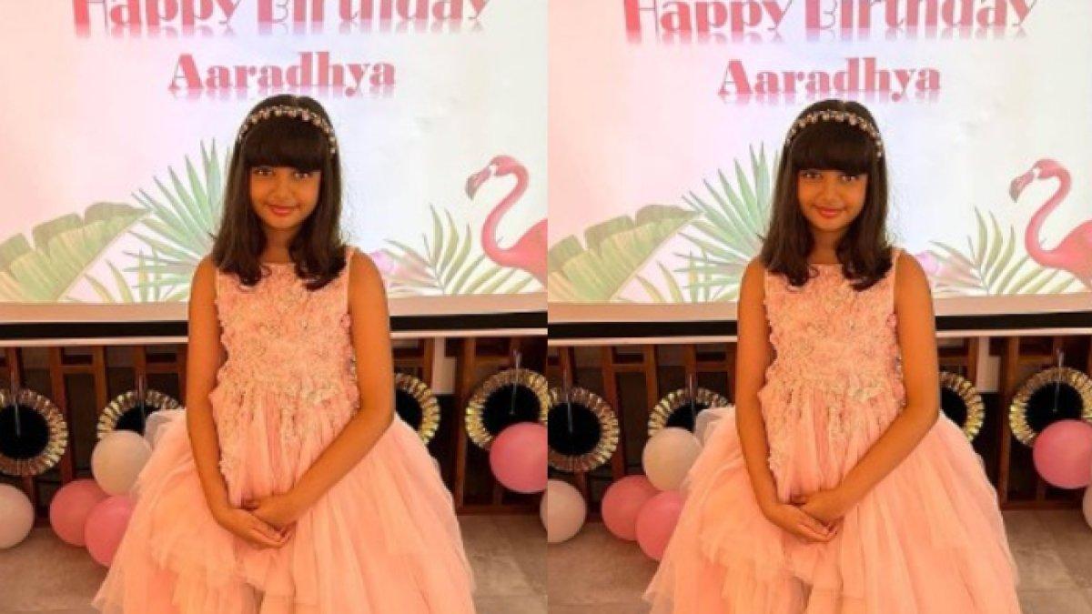 Potret Ulang Tahun Aaradhya Bachchan