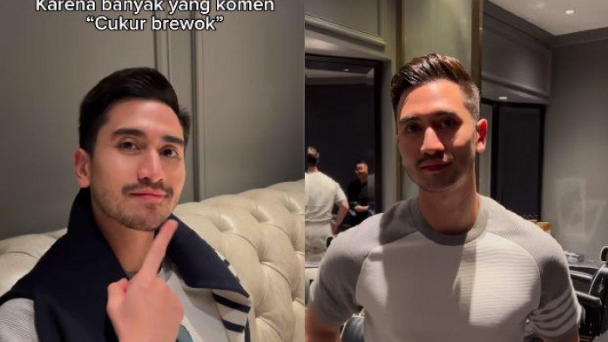 Potret Verrell Bramasta usai cukur kumis dan brewok