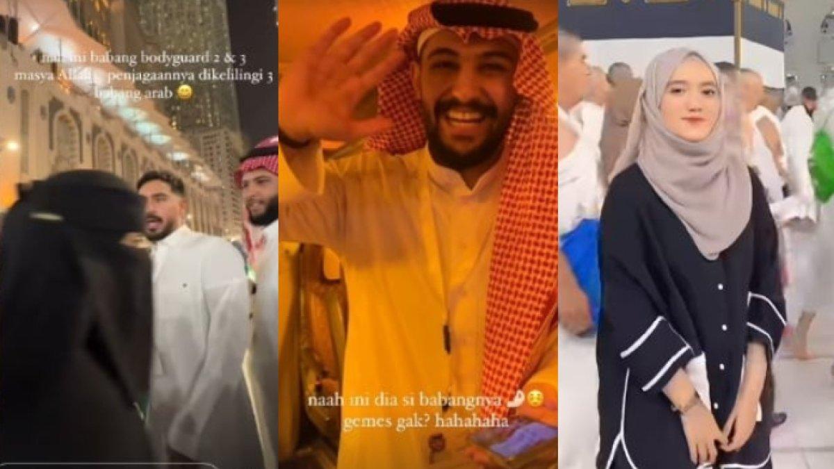 Potret Wirda Mansur dikawal 3 pria tampan saat naik haji