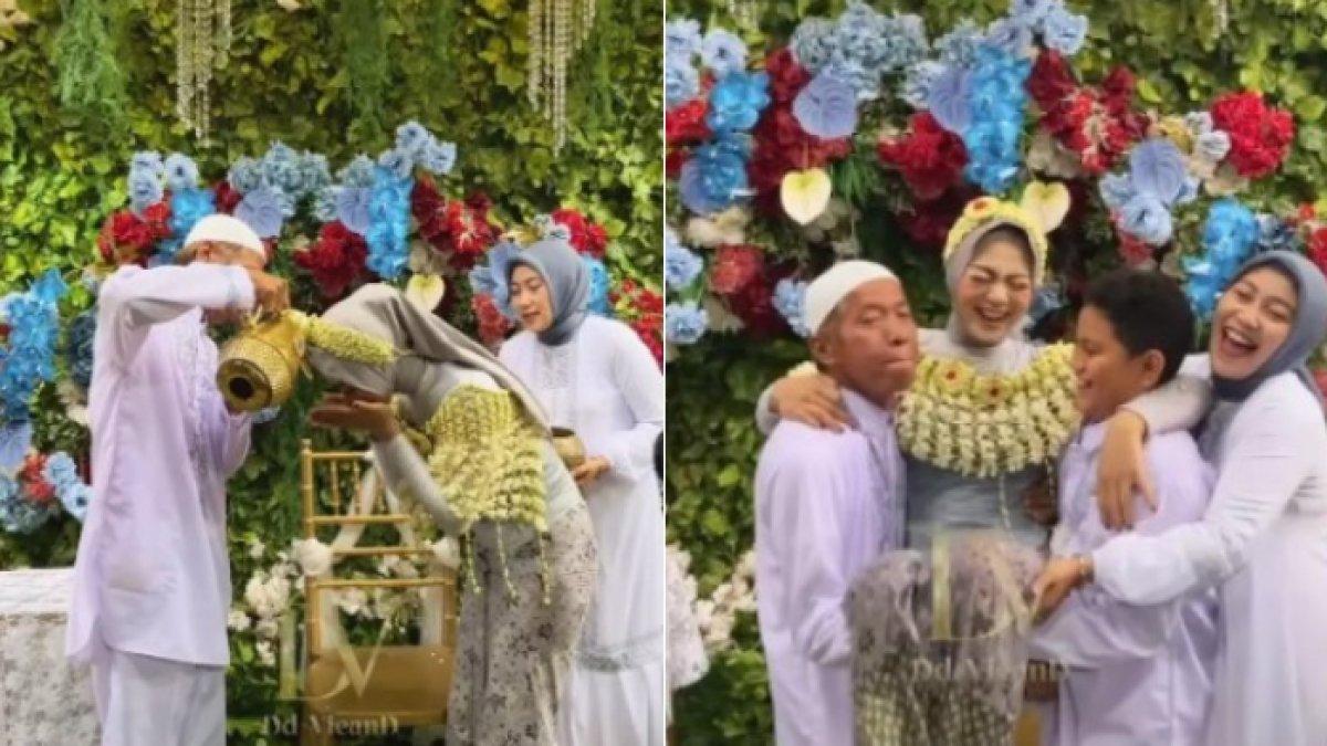 Potret acara siraman Ringgi Regilda