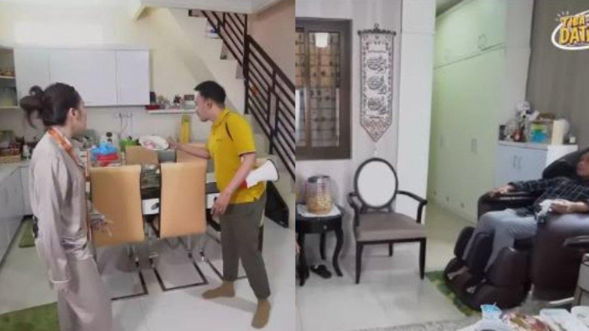 Potret bagian dalam rumah Ayu Ting Ting yang tampak minimalis