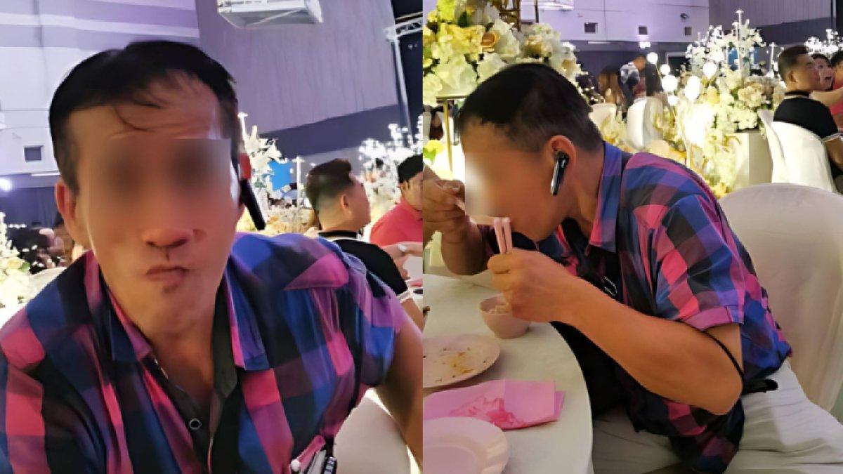 Potret bapak-bapak tak tahu malu numpang makan di hajatan