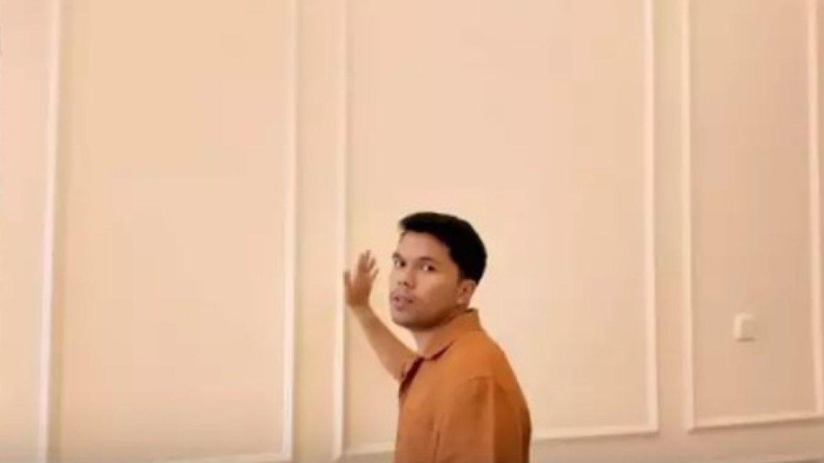 Potret dinding rumah Thariq Halilintar