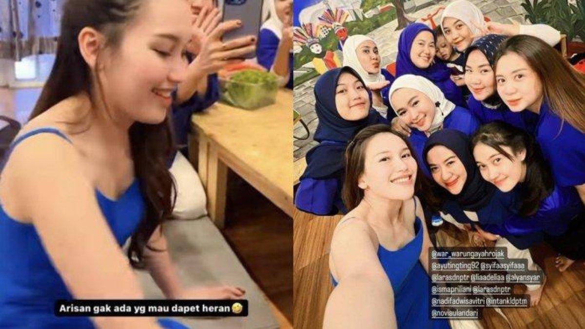 Potret geng arisan Ayu Ting Ting