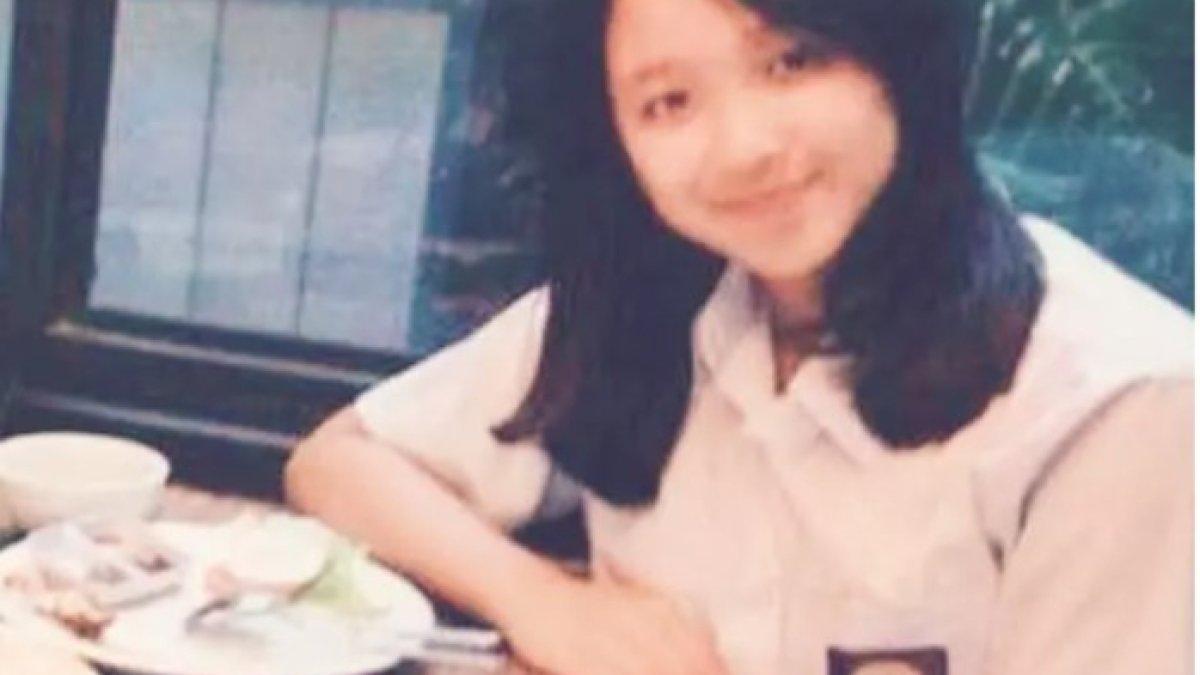 FOTO DITA KARANG - Intip potret jadul Dita Karang saat mengenakan seragam SMA, sempat viral di sosial media.