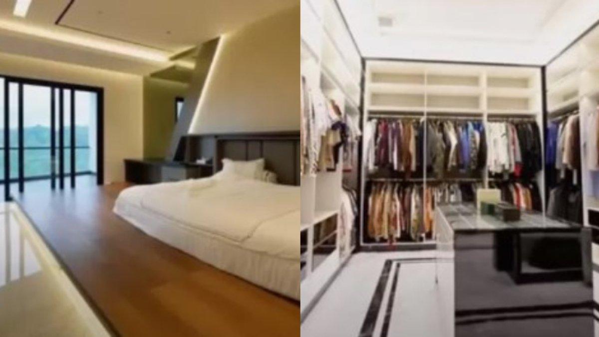 Potret kamar utama di rumah Verrell Bramasta