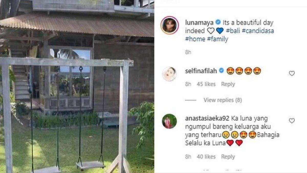 Potret kampung halaman Luna Maya di Bali.