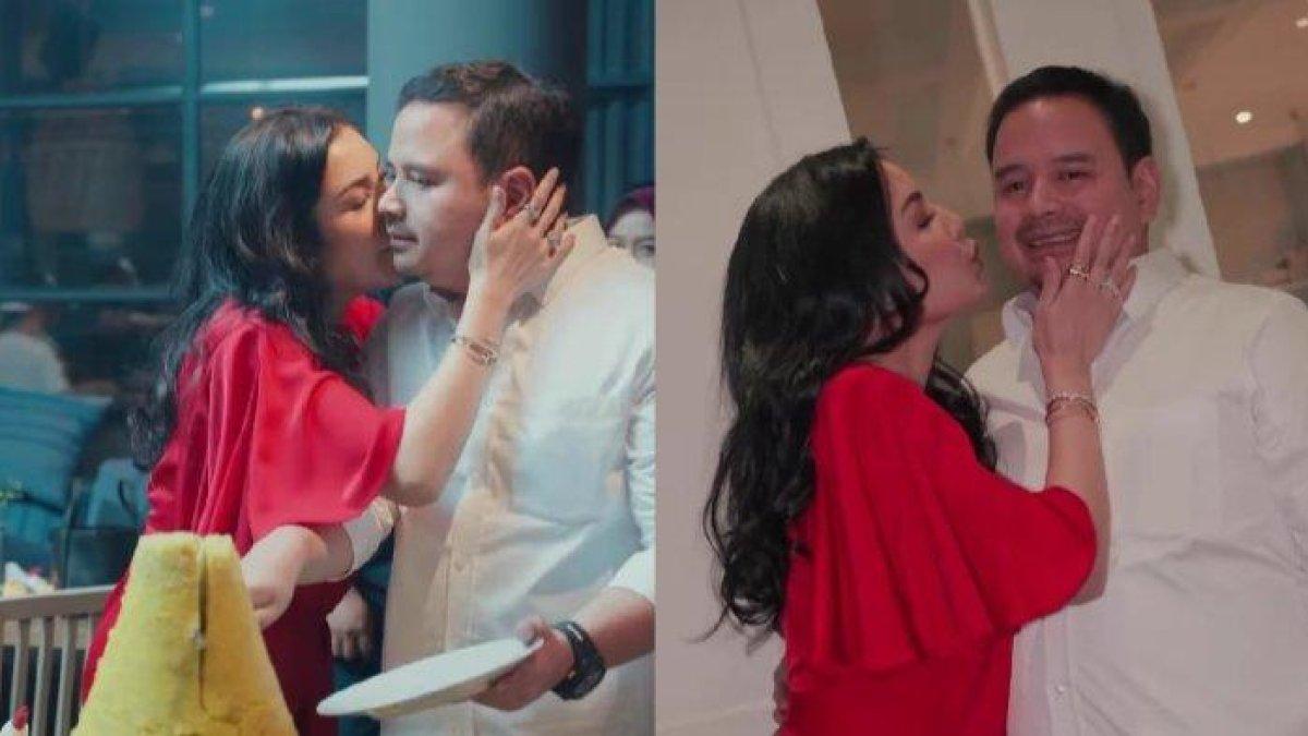 UNGKAP SEBUTAN ISTRI - Potret mesra Nindy Ayunda dan Dito Mahendra dicapture Jumat (4/7/2025).