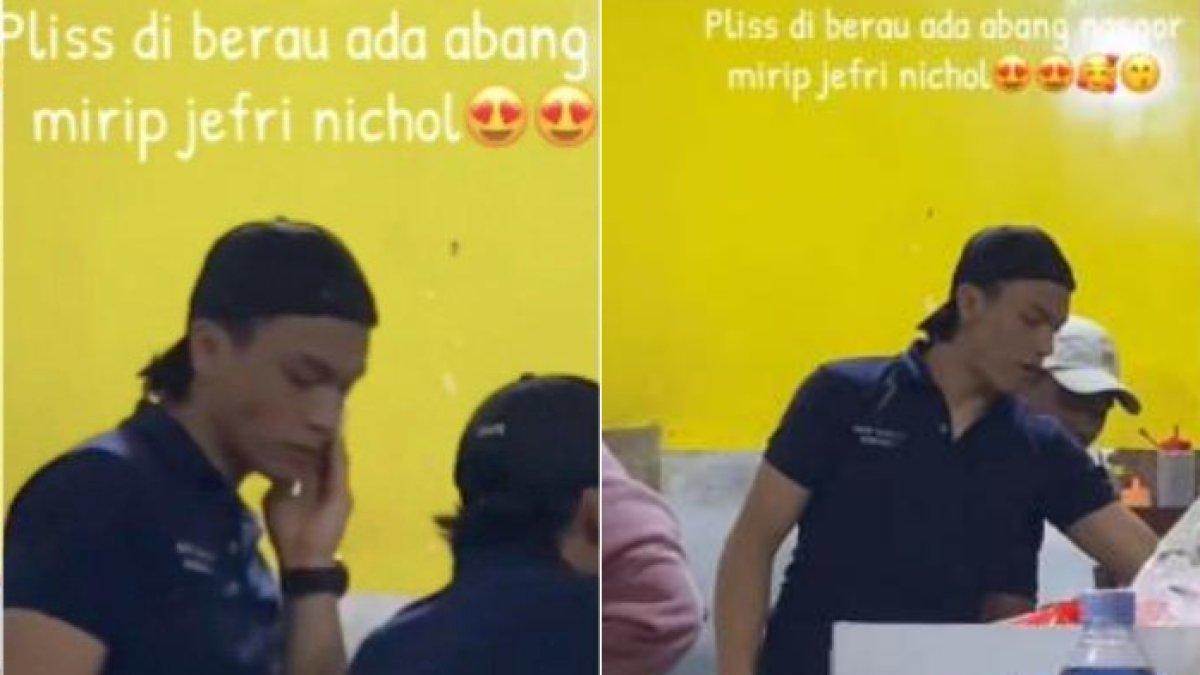 Potret penjual nasi goreng yang punya wajah mirip Jefri Nichol
