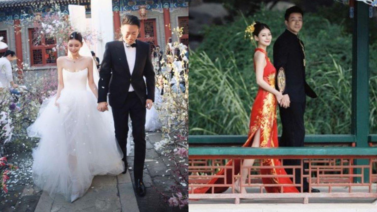 Potret pernikahan mantan suami Barbie Hsu, Wang Xiaofei dan Mandy Ma.