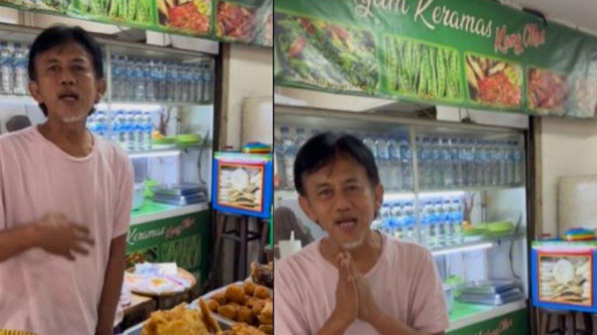 Potret warung nasi uduk milik Epy Kusnandar atau Kang Mus