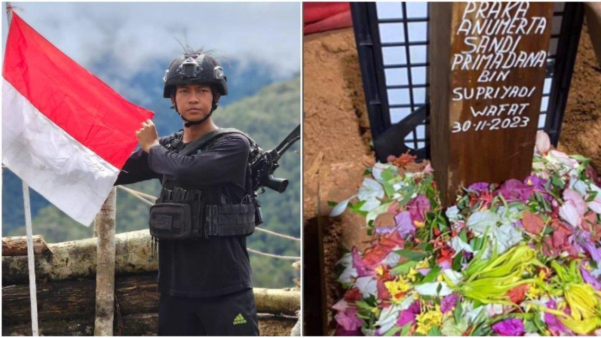 Pratu Sandy gugur ditembak KKB, rencana menikah batal