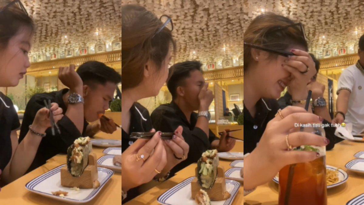 Pria ini mual saat makan sashimi bersama kekasihnya