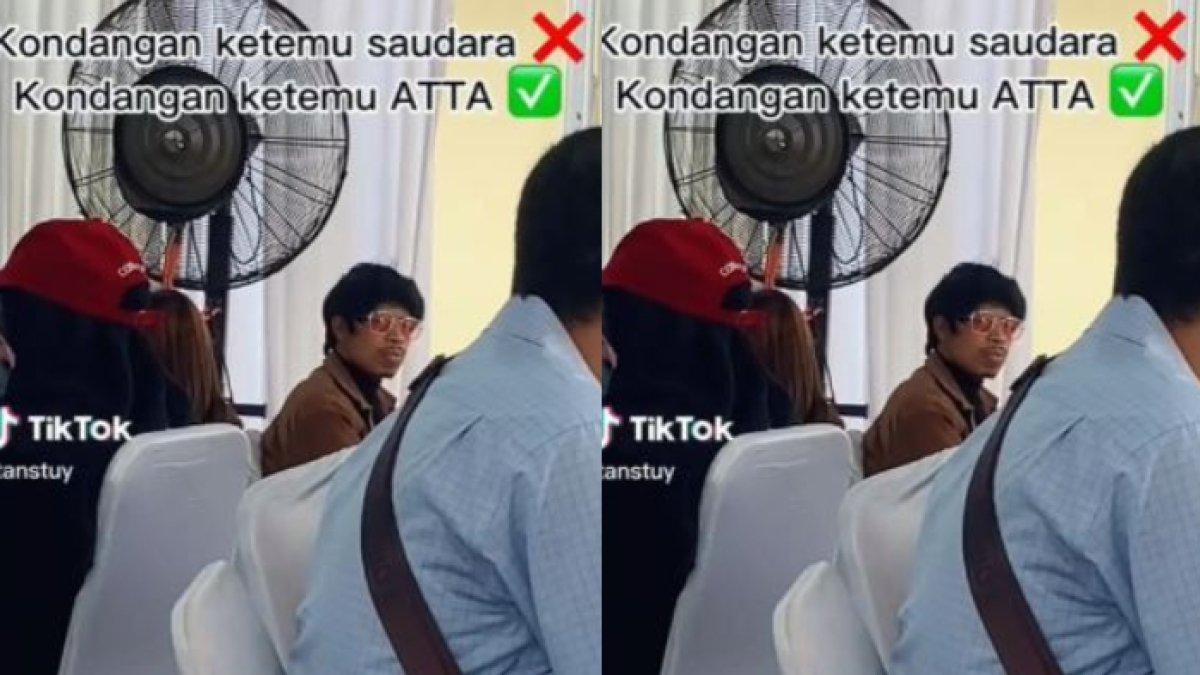 Pria mirip Atta Halilintar terciduk lagi kondangan