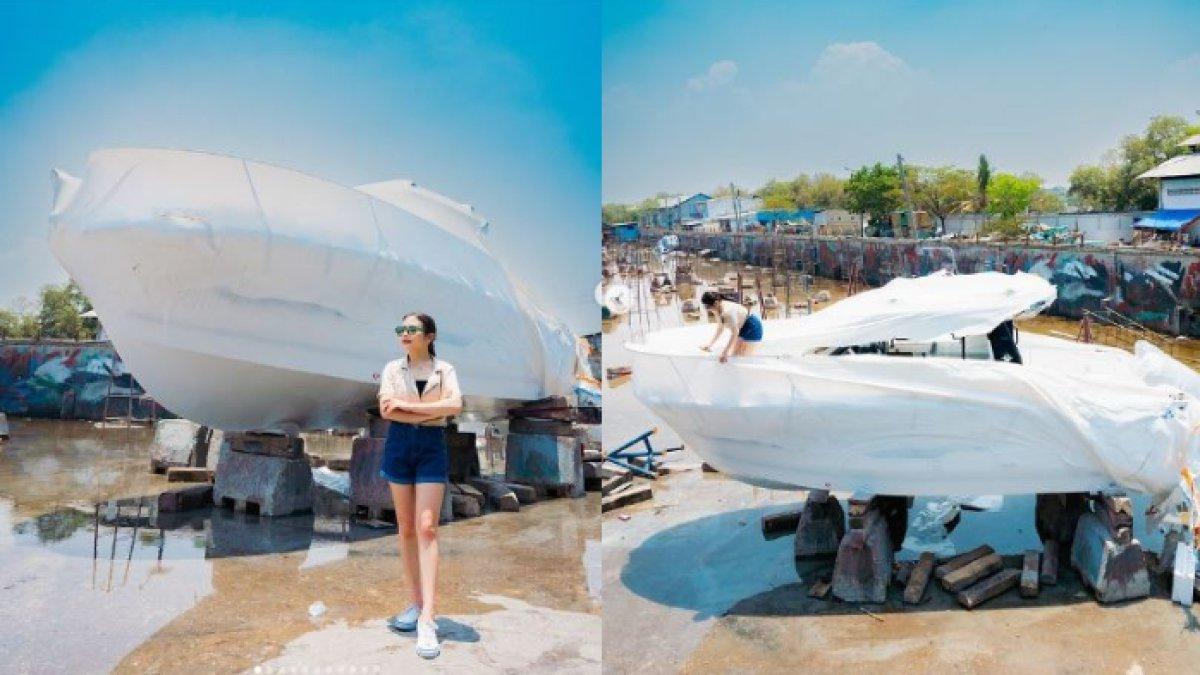Prilly Latuconsina beli kapal yacht untuk hadiah ulang tahunnya sendiri
