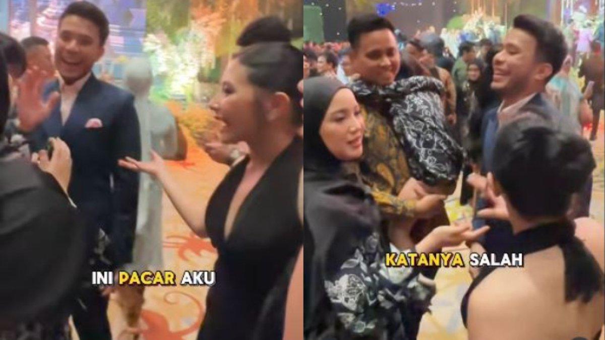 PRILLY SALAH PACAR - Prilly Latuconsina panik saat salah kenalkan pacarnya. Malah sebut suami Jessica Mila sebagai kekasihnya.