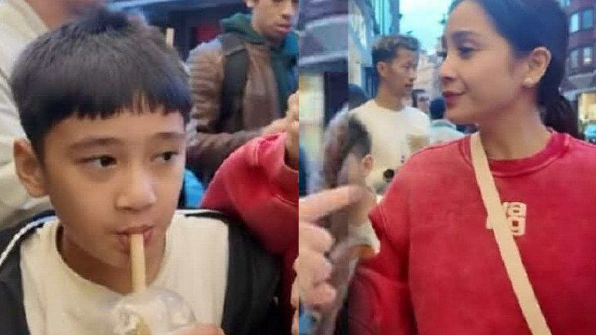 Rafathar tegur Nagita Slavina gegara memberi minuman bekas ke Mbak Lala dan Sus Rini.