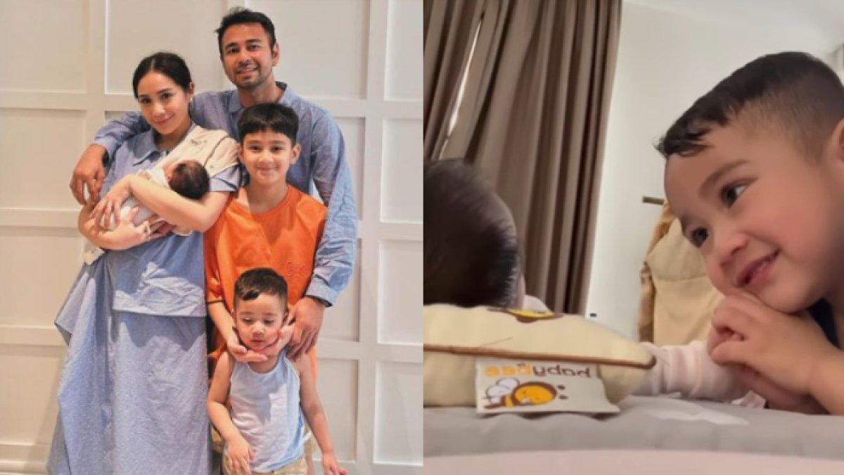 Raffi Ahmad dan Nagita Slavina mengadopsi bayi perempuan yang diberi nama Lily.