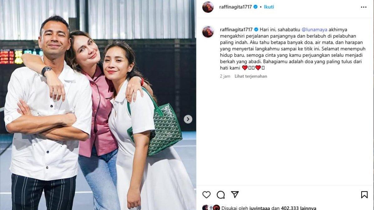 DOA TULUS RAFFI AHMAD UNTUK LUNA MAYA - Raffi Ahmad mengenang perjalanan panjang Luna Maya hingga akhirnya menemukan kebahagiaan sejati.