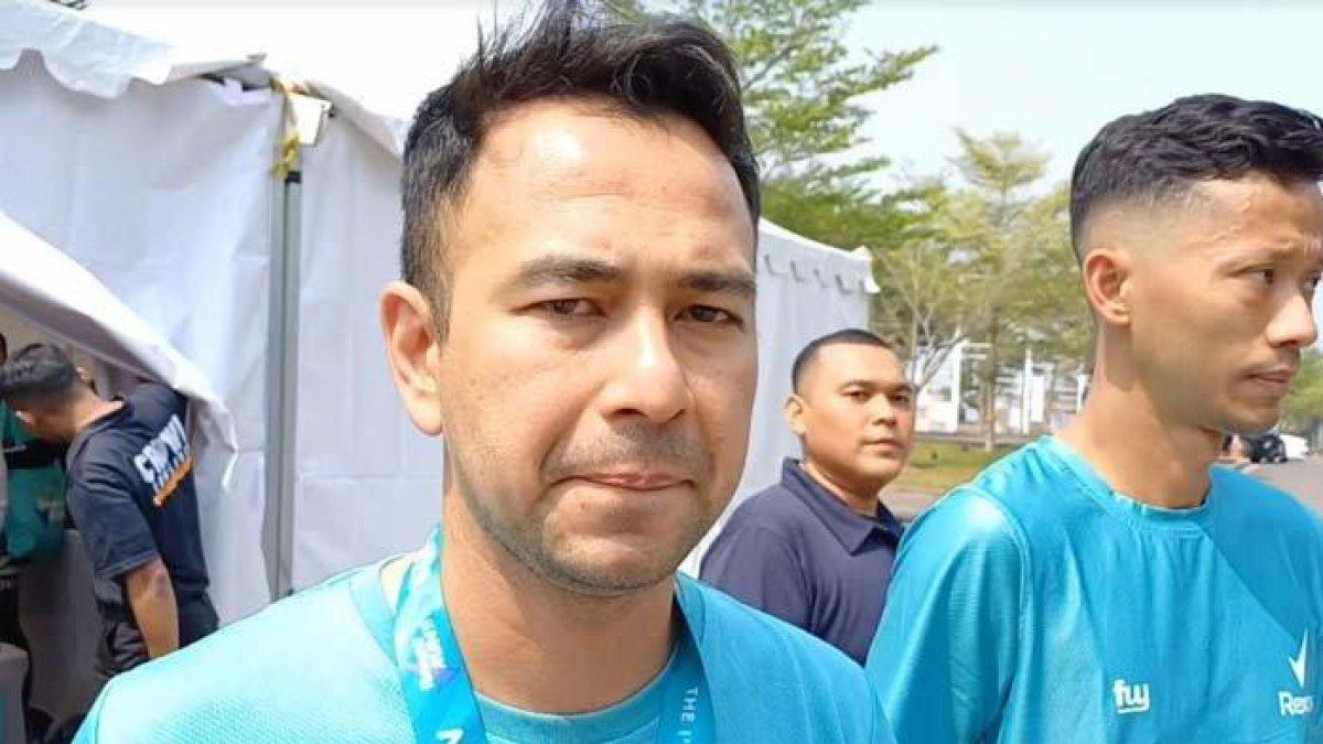 Raffi Ahmad saat ditemui di kawasan BSD, Tangerang, Minggu (22/10/2023).