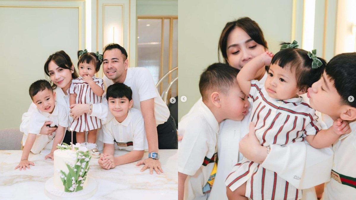 ULANG TAHUN LILY - Raffi dan Nagita menyampaikan rasa syukur dan kebanggaan atas tumbuh kembang Baby Lily selama setahun terakhir.