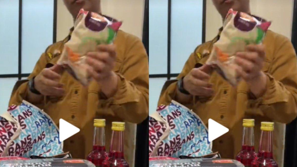 Raffi Ahmad dan Nagita Slavina turut memberikan gula kepada para karyawan (TikTok/hanmiga_)